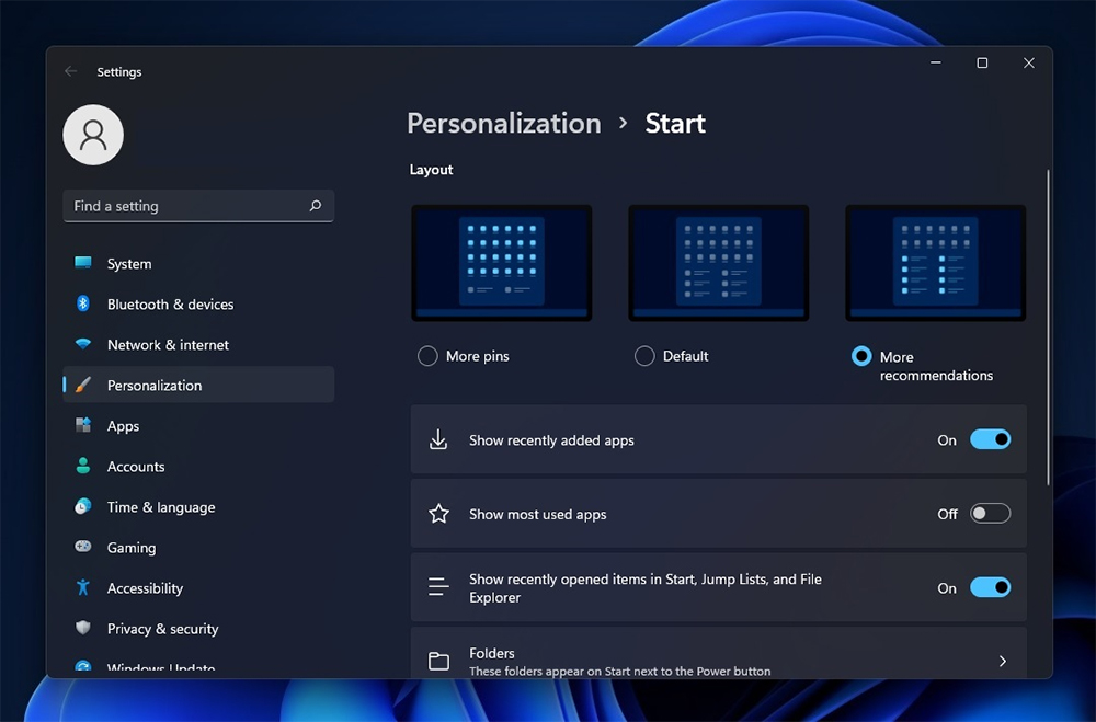 Windows 11 明年將讓用戶自定義開始功能表，顯示更多應用與推薦項目 - 電腦王阿達