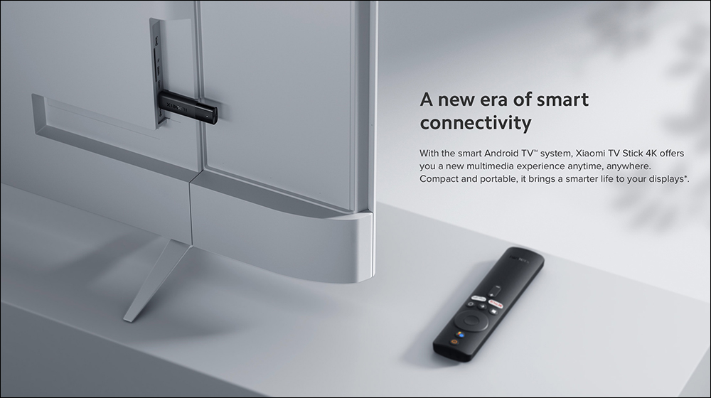 小米電視棒 4K 版正式亮相!支援 4K 高畫質、搭載 Android TV 11 作業系統、重量僅 42.8 克 - 電腦王阿達 小米電視棒 4K 版正式亮相!支援 4K 高畫質、搭載 Android TV 11 作業系統、重量僅 42.8 克 - 電腦王阿達