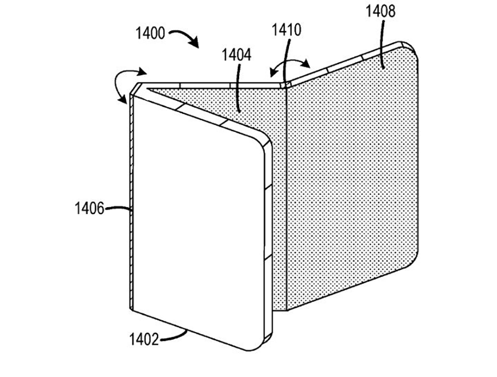 一項專利顯示微軟似乎對三螢幕手機很感興趣 - 電腦王阿達