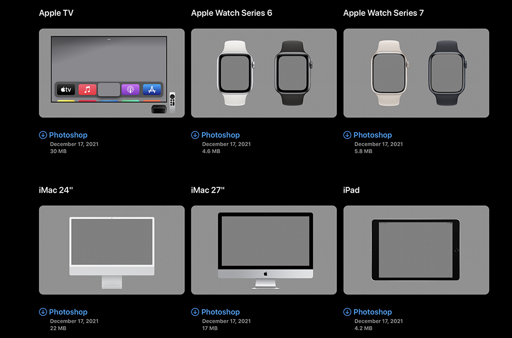 Apple 官方免費設計資源， iPhone、Mac、Apple Watch 設備外框資源下載 - 電腦王阿達