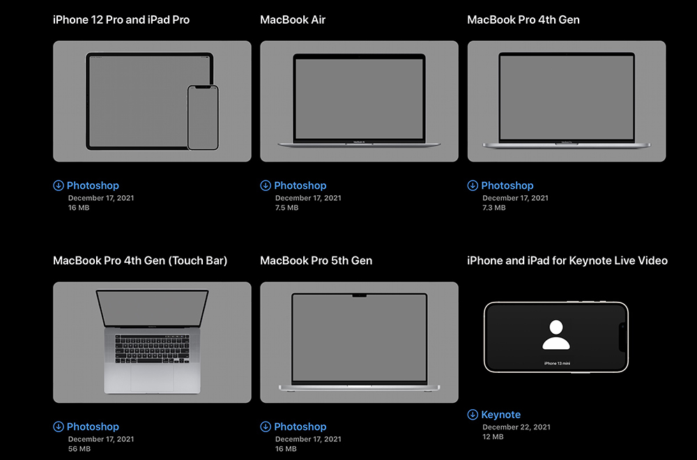 Apple 官方免費設計資源， iPhone、Mac、Apple Watch 設備外框資源下載 - 電腦王阿達