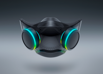 Razer 正式公開 RGB 電競口罩全新升級版「Zephyr Pro」，將搭載擴音器功能