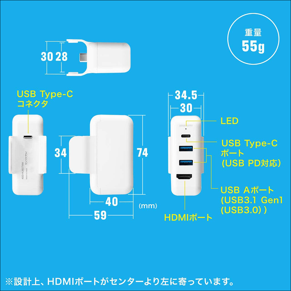 日本配件品牌 Sanwa Direct 推出一款專為 Apple 原廠充電器設計的 USB-C Hub - 電腦王阿達 日本配件品牌 Sanwa Direct 推出一款專為 Apple 原廠充電器設計的 USB-C Hub - 電腦王阿達