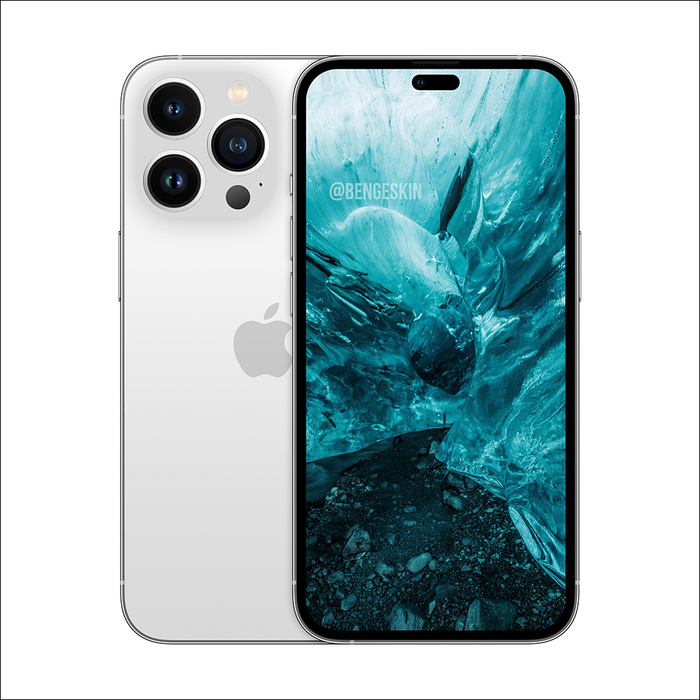 多位爆料者指出 iPhone 14 Pro 將移除瀏海改為「膠囊狀」打孔螢幕 - 電腦王阿達