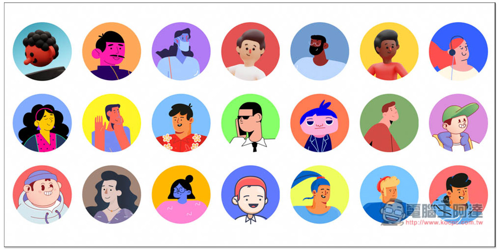 Free Userpics Pack 提供 100 個免費卡通大頭貼素材,個人商用皆可 - 電腦王阿達 Free Userpics Pack 提供 100 個免費卡通大頭貼素材,個人商用皆可 - 電腦王阿達