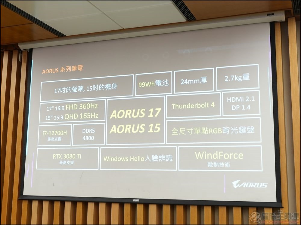 技嘉科技推出採用Intel第12代處理器與 RTX30 顯卡的 AOROUS 電競筆電與 AERO 創作者筆電 (28) 技嘉科技推出採用Intel第12代處理器與 RTX30 顯卡的 AOROUS 電競筆電與 AERO 創作者筆電 (28)