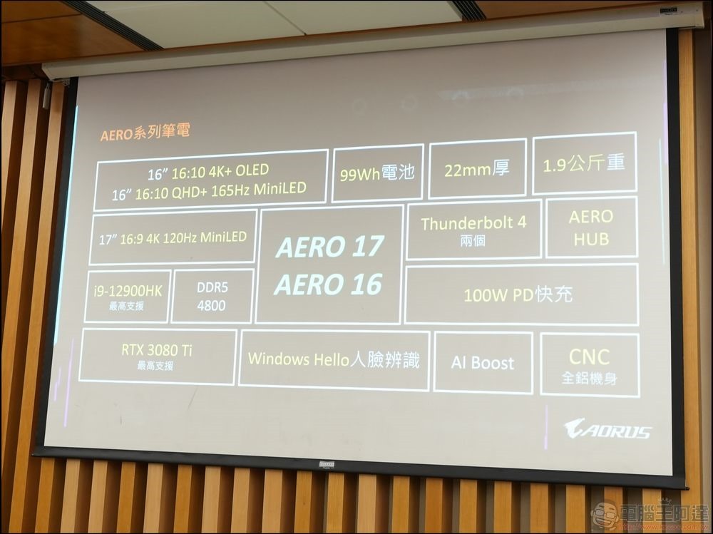 技嘉科技推出採用Intel第12代處理器與 RTX30 顯卡的 AOROUS 電競筆電與 AERO 創作者筆電 (23)