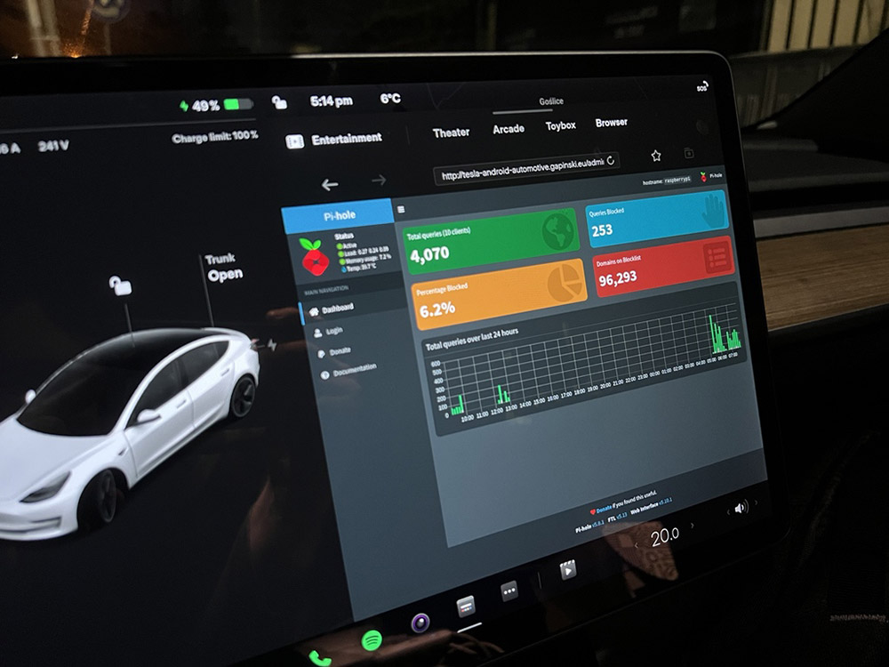 國外開發者展示在 Tesla 成功運行 CarPlay 的成果，透過樹莓派就能實現 - 電腦王阿達