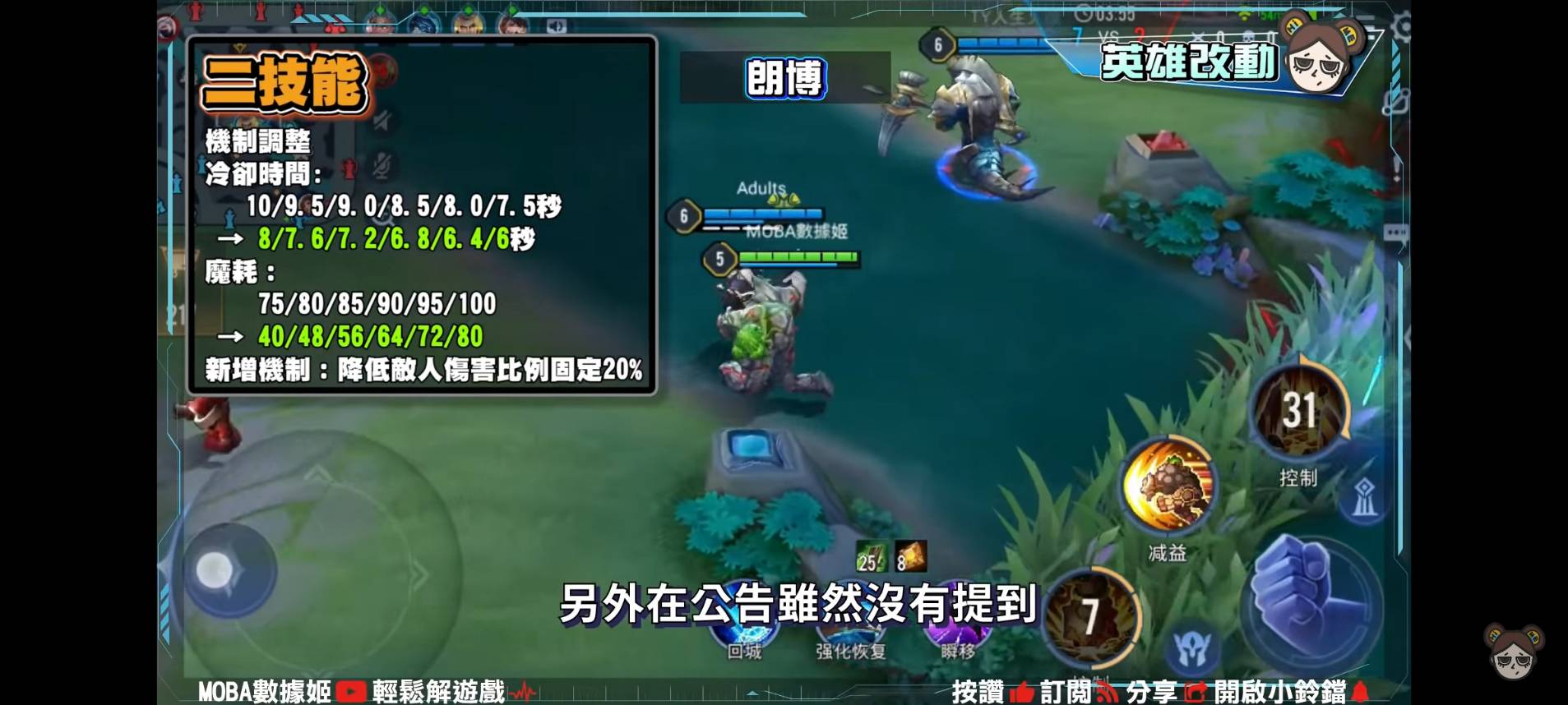 【傳說對決】龍澤春雨!新版本18名英雄大改特改,意外發現柏頓躺著中槍!?| MOBA數據姬 | - 電腦王阿達 【傳說對決】龍澤春雨!新版本18名英雄大改特改,意外發現柏頓躺著中槍!?| MOBA數據姬 | - 電腦王阿達