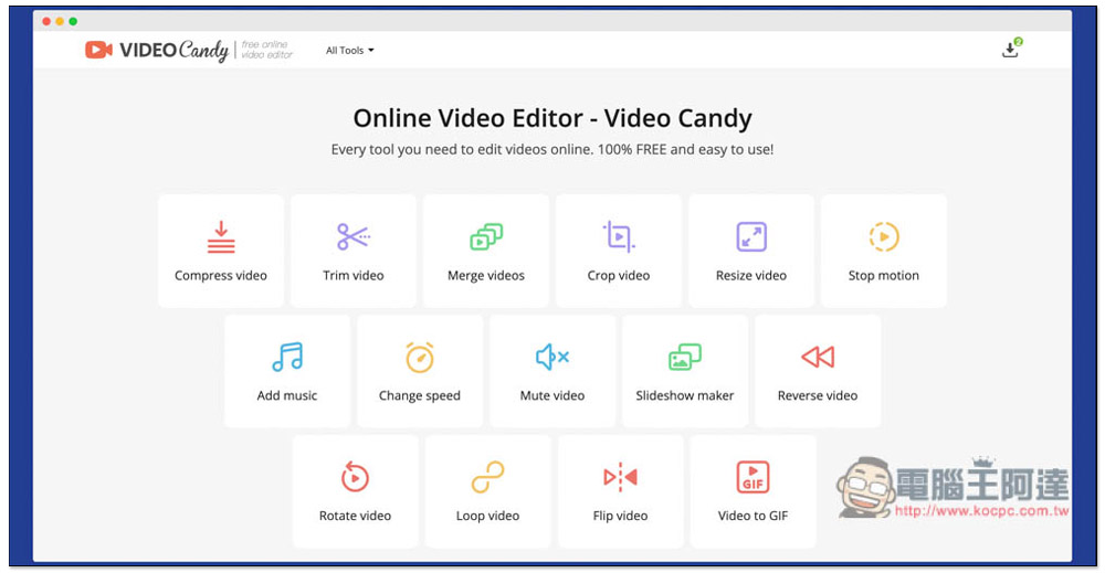 Video Candy 免費線上影音剪輯工具,免安裝,打開網頁就能剪影片 - 電腦王阿達 Video Candy 免費線上影音剪輯工具,免安裝,打開網頁就能剪影片 - 電腦王阿達