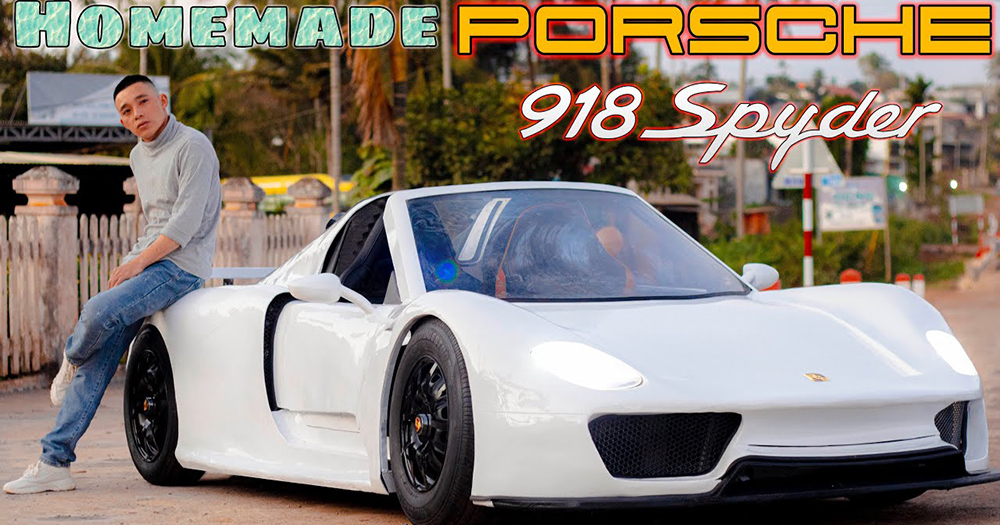 國外 YouTuber 耗時 90 天,利用 PVC 管手作打造一輛蛙王 Porsche 918 Spyder - 電腦王阿達 國外 YouTuber 耗時 90 天,利用 PVC 管手作打造一輛蛙王 Porsche 918 Spyder - 電腦王阿達