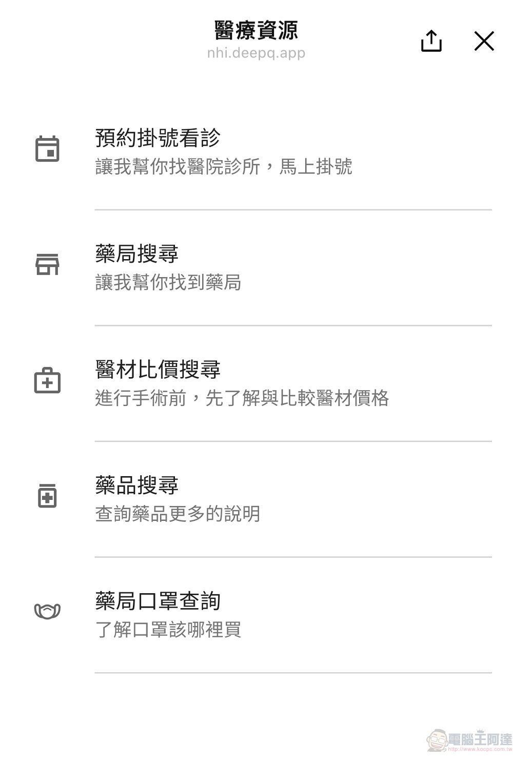 健保署Line@官方帳號升級 新增「春節期間自費COV19 PCR」專區 - 電腦王阿達 健保署Line@官方帳號升級 新增「春節期間自費COV19 PCR」專區 - 電腦王阿達