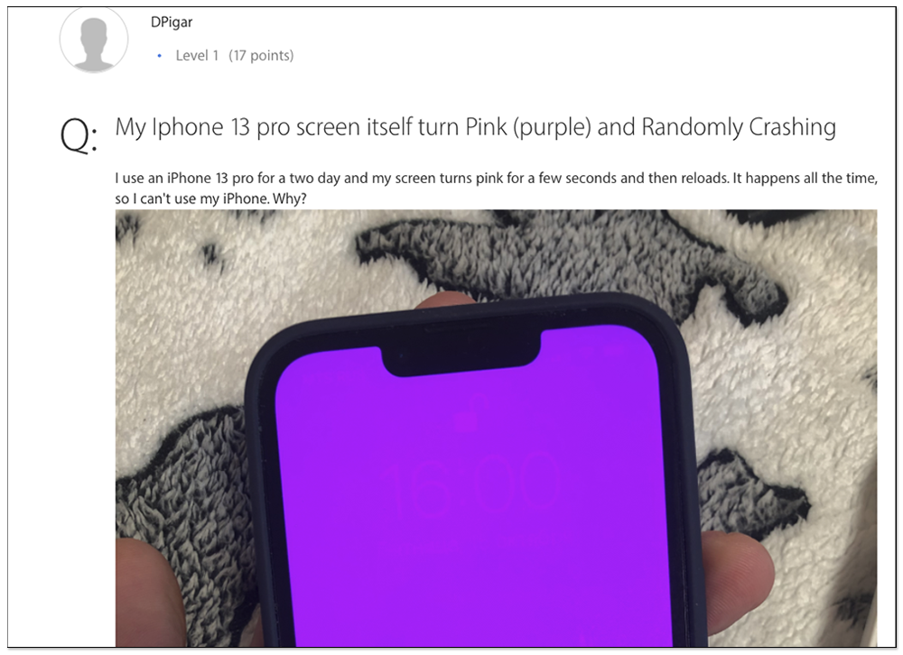 你的 iPhone 13 螢幕顏色變粉紅色嗎?Apple 確認是軟體 Bug 錯誤導致 - 電腦王阿達 你的 iPhone 13 螢幕顏色變粉紅色嗎?Apple 確認是軟體 Bug 錯誤導致 - 電腦王阿達
