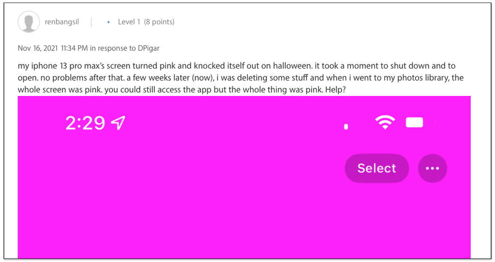 你的 iPhone 13 螢幕顏色變粉紅色嗎?Apple 確認是軟體 Bug 錯誤導致 - 電腦王阿達 你的 iPhone 13 螢幕顏色變粉紅色嗎?Apple 確認是軟體 Bug 錯誤導致 - 電腦王阿達
