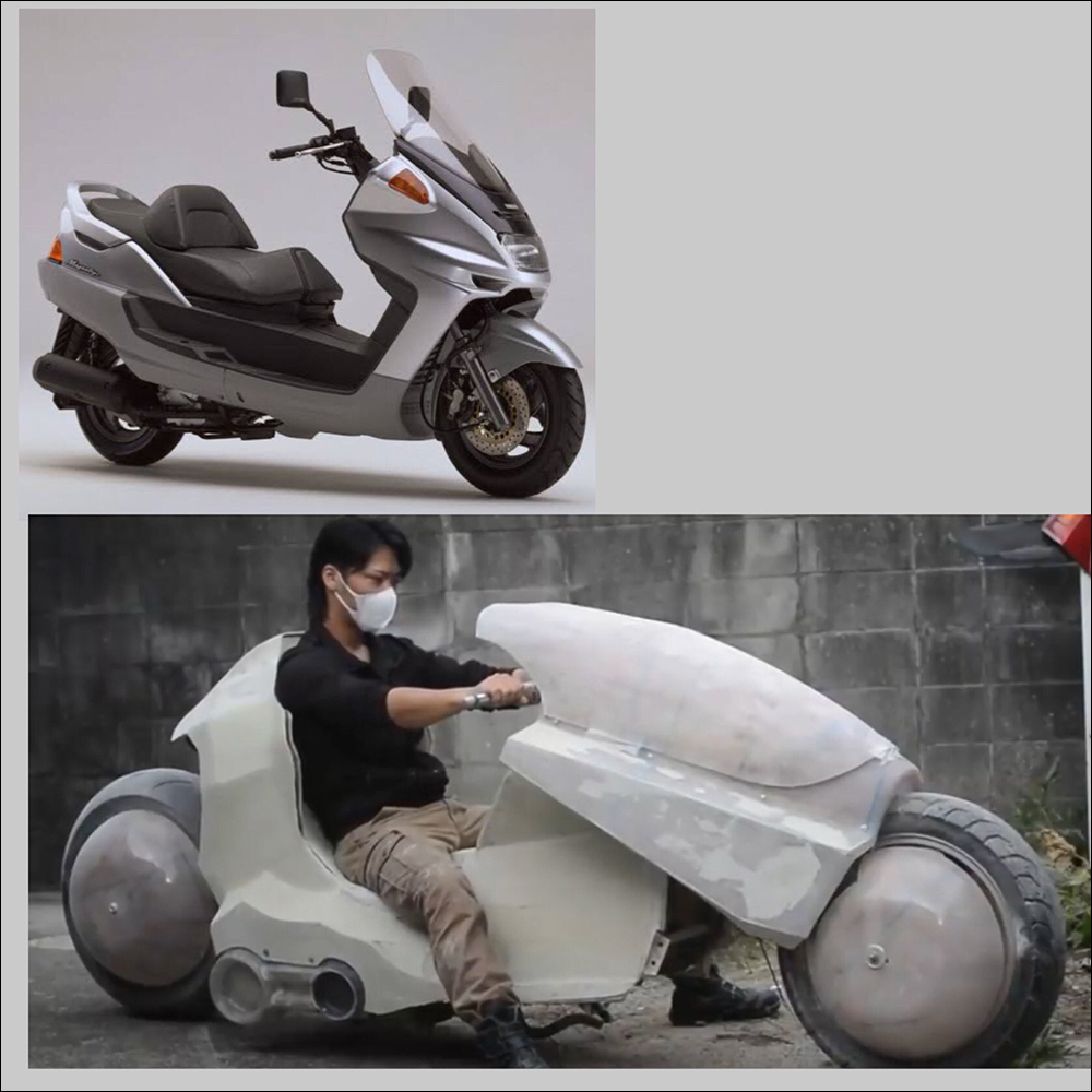 日本網友挑戰還原動畫電影《阿基拉》金田摩托車 - 電腦王阿達 日本網友挑戰還原動畫電影《阿基拉》金田摩托車 - 電腦王阿達