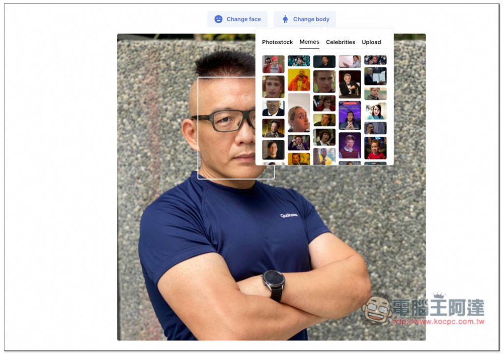 AI Face Swap 免費線上 AI 換臉工具,除了換梗圖,還能上傳你想換掉臉的照片 - 電腦王阿達 AI Face Swap 免費線上 AI 換臉工具,除了換梗圖,還能上傳你想換掉臉的照片 - 電腦王阿達