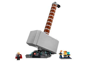 LEGO 與 MARVEL 合作推出「雷神之鎚」樂高版，以 979 個零件組成