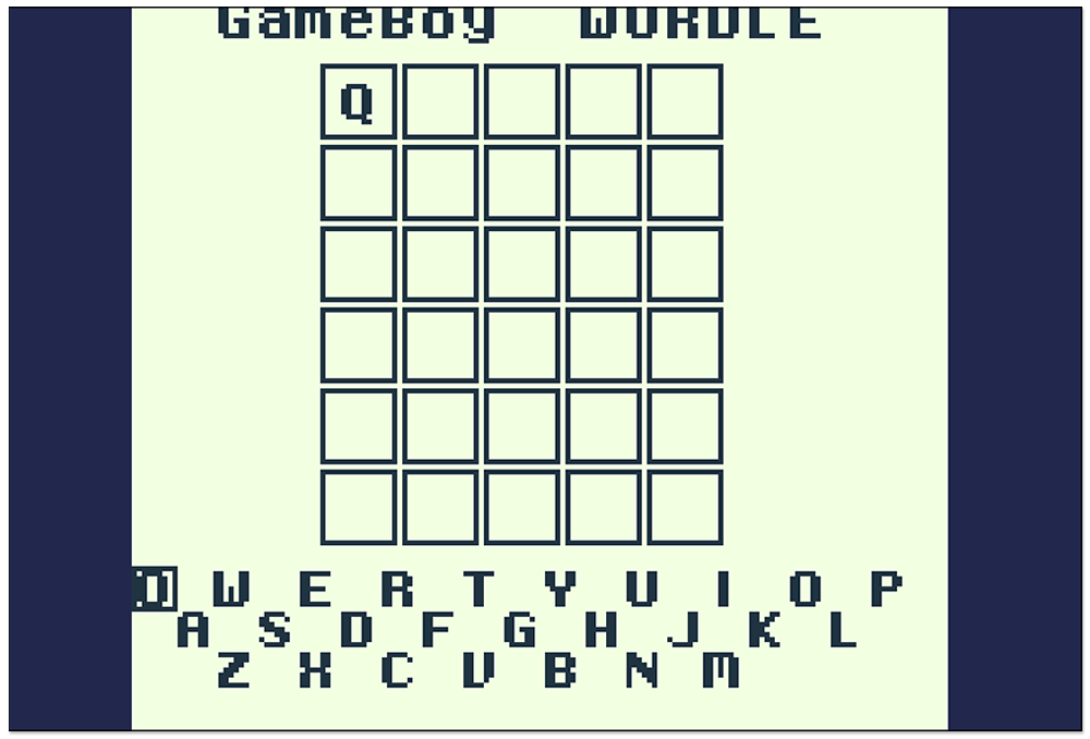 國外玩家把 Wordle 搬到 Game Boy，還釋出 ROM、網頁版讓大家免費體驗 - 電腦王阿達