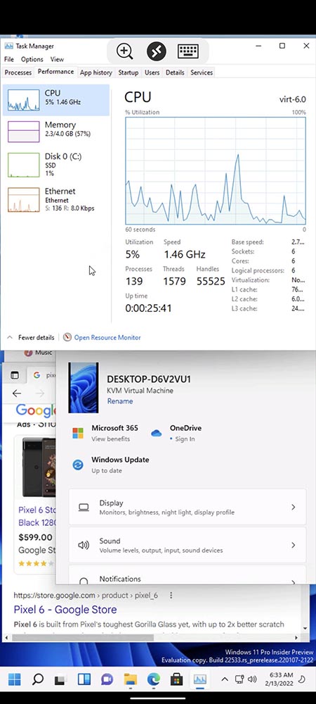 國外開發者發現 Android 13 可以順暢的運行虛擬 Windows 11,連毀滅戰士都能玩 - 電腦王阿達 國外開發者發現 Android 13 可以順暢的運行虛擬 Windows 11,連毀滅戰士都能玩 - 電腦王阿達