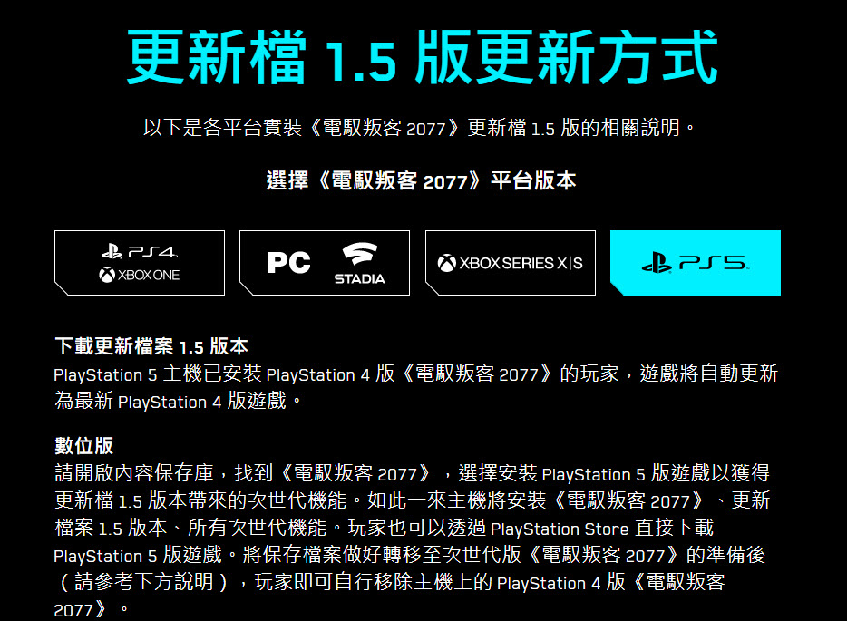 《電馭叛客 2077》推出PS5 / Xbox SX免費升級更新版本 且可免費體驗5 小時 - 電腦王阿達 《電馭叛客 2077》推出PS5 / Xbox SX免費升級更新版本 且可免費體驗5 小時 - 電腦王阿達