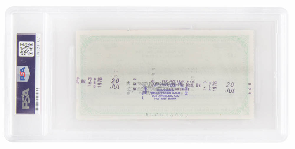 Steve Jobs 於 1976 年簽署的 3,430 美金支票,在拍賣會上已賣超過了 45,000 美金 - 電腦王阿達 Steve Jobs 於 1976 年簽署的 3,430 美金支票,在拍賣會上已賣超過了 45,000 美金 - 電腦王阿達