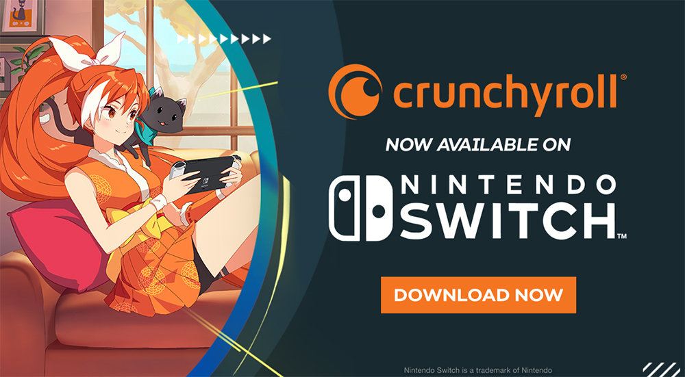 動畫串流平台 Crunchyroll 登陸 Nintendo Switch - 電腦王阿達
