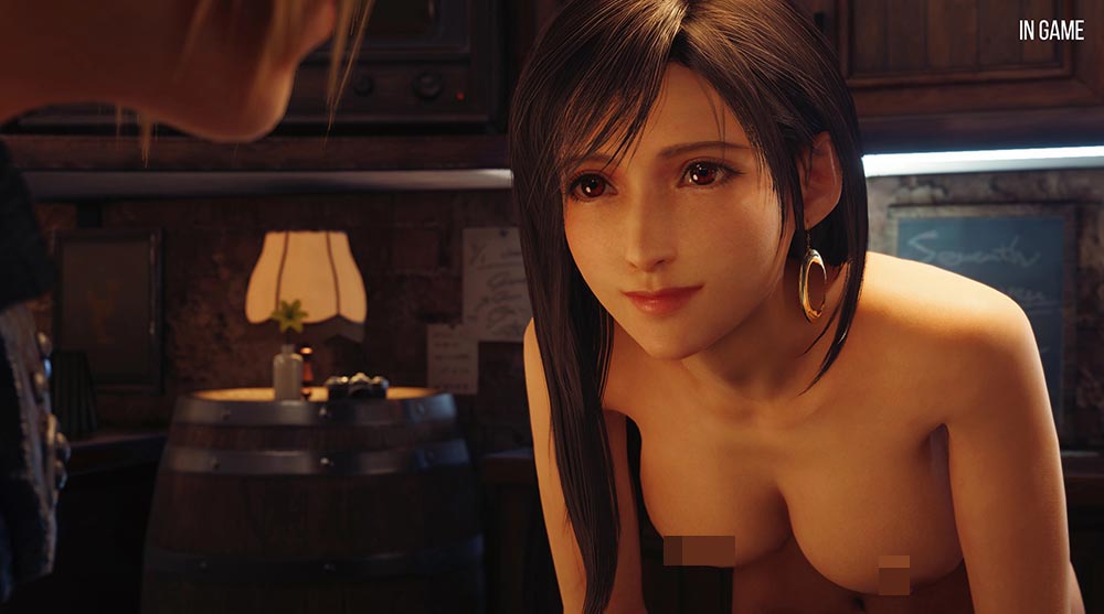 《Final Fantasy VII Remake》紳士版蒂法 Mod 現身，4K 超高解析度，這叫人怎麼專心玩遊戲 - 電腦王阿達