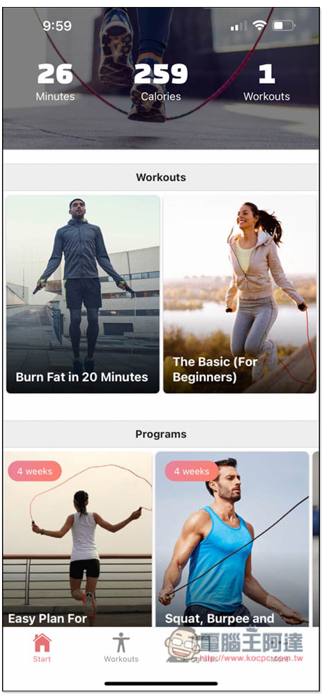 Jump Rope Workout Routine 專為跳繩打造的健身運動計畫 App,瘦身、ABS 等都有 - 電腦王阿達 Jump Rope Workout Routine 專為跳繩打造的健身運動計畫 App,瘦身、ABS 等都有 - 電腦王阿達