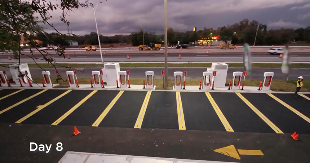 特斯拉 Supercharger 建設速度 特斯拉 Supercharger 建設速度