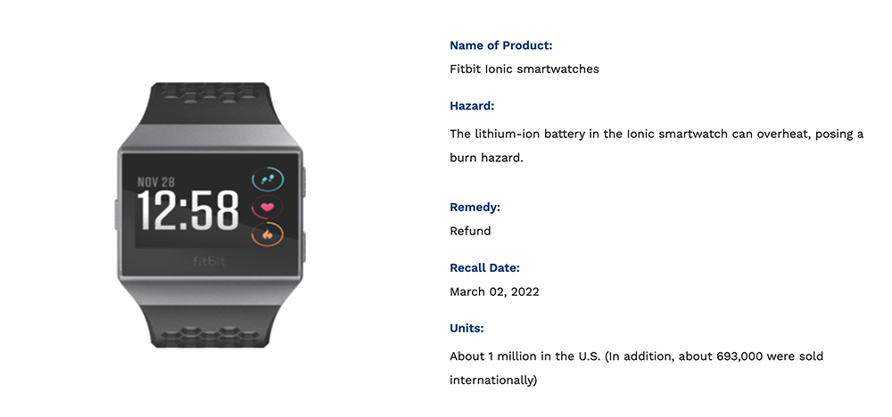 電池過熱導致燙傷問題，Fitbit 召回 169 萬自家首款智慧型手錶 Ionic - 電腦王阿達