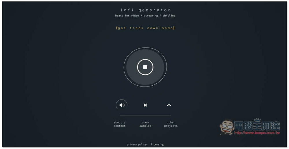 Lofi Generator 利用演算法來產生無版權免費音樂的線上工具,個人商用皆可,無須註明來源 - 電腦王阿達 Lofi Generator 利用演算法來產生無版權免費音樂的線上工具,個人商用皆可,無須註明來源 - 電腦王阿達