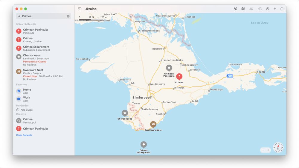 俄國以外才看得到,Apple 地圖重劃克里米亞為烏克蘭領土 - 電腦王阿達 俄國以外才看得到,Apple 地圖重劃克里米亞為烏克蘭領土 - 電腦王阿達