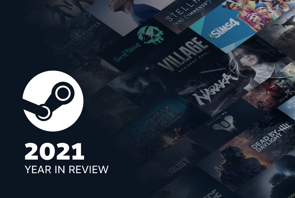 Steam 公開 2021 年回顧 玩家於 Steam 上花了將近 380 億小時的時間 - 電腦王阿達 Steam 公開 2021 年回顧 玩家於 Steam 上花了將近 380 億小時的時間 - 電腦王阿達