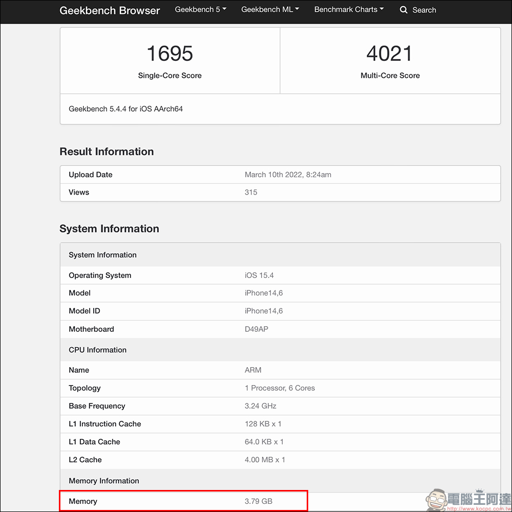 全新 iPhone SE 3 確定配備 4GB RAM,相較前代有感升級 - 電腦王阿達 全新 iPhone SE 3 確定配備 4GB RAM,相較前代有感升級 - 電腦王阿達