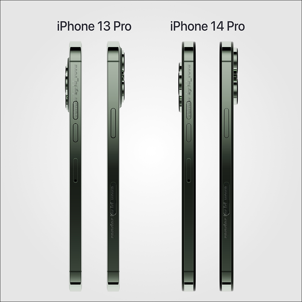 iPhone 14 全系列外觀概念渲染圖現身！雙尺寸、四款機型 - 電腦王阿達