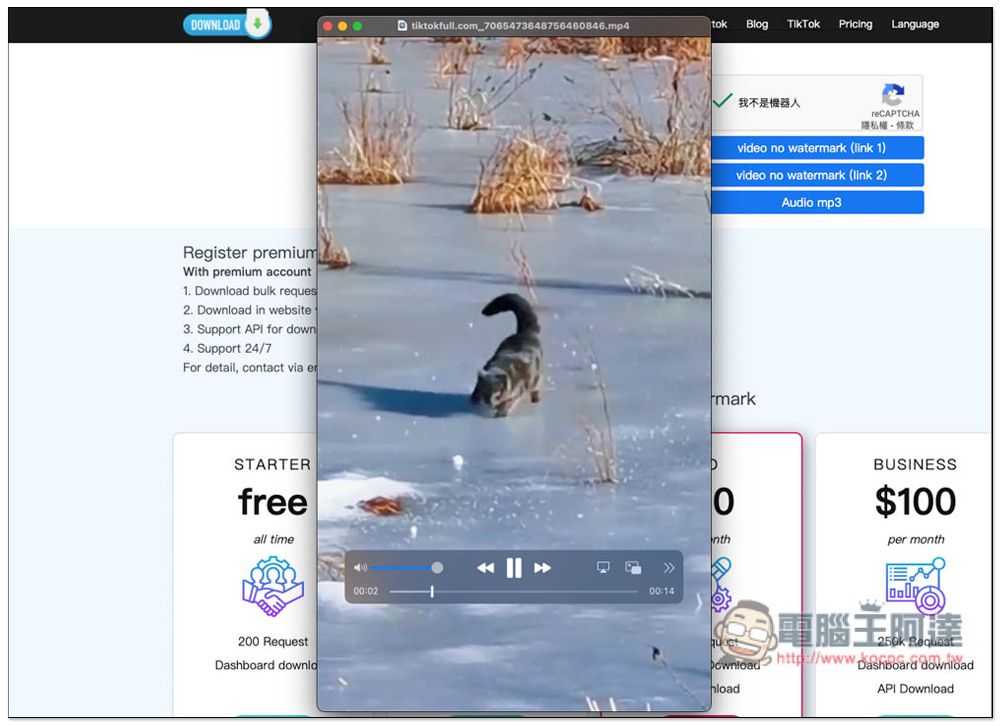 TikTokfull Download Video TikTok No Watermark 擴充功能,一鍵下載 TikTok 影片,還沒有浮水印 - 電腦王阿達 TikTokfull Download Video TikTok No Watermark 擴充功能,一鍵下載 TikTok 影片,還沒有浮水印 - 電腦王阿達