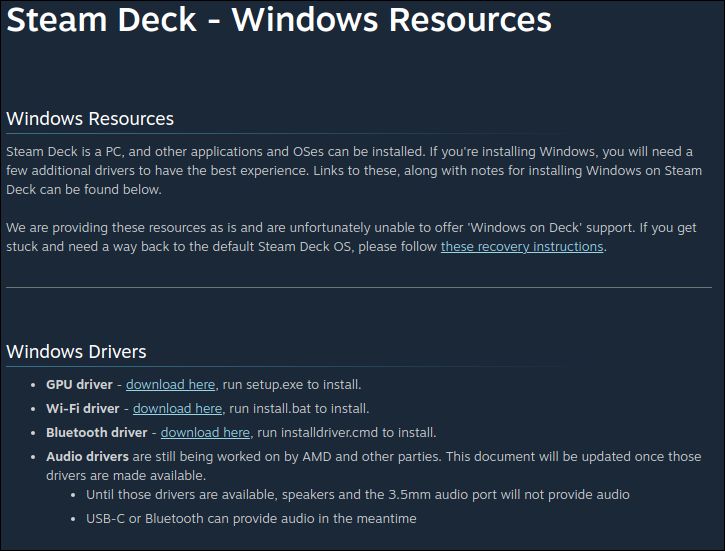 Valve 從善如流釋出 Windows 用的 Steam Deck 驅動程式,但弄壞要自己搞定 - 電腦王阿達 Valve 從善如流釋出 Windows 用的 Steam Deck 驅動程式,但弄壞要自己搞定 - 電腦王阿達