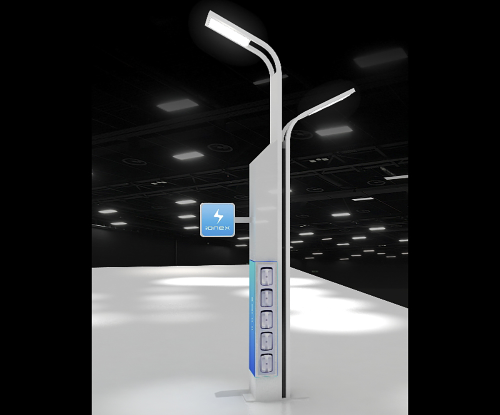 光陽 Ionex 展出「智慧路燈」結合便利換電站與路燈號誌，化身城市穩定能源後盾 - 電腦王阿達