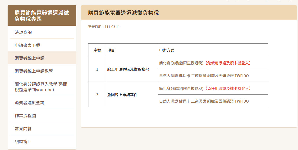 「購買節能電器退還減徵貨物稅」持續開放申請 可免使用憑證及讀卡機認證 - 電腦王阿達 「購買節能電器退還減徵貨物稅」持續開放申請 可免使用憑證及讀卡機認證 - 電腦王阿達