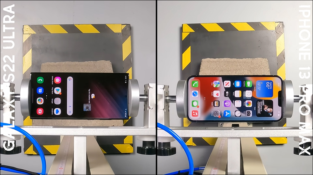 三星 Galaxy S22 Ultra vs iPhone 13 Pro Max 跌落測試 PK - 電腦王阿達 三星 Galaxy S22 Ultra vs iPhone 13 Pro Max 跌落測試 PK - 電腦王阿達
