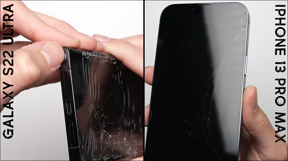 三星 Galaxy S22 Ultra vs iPhone 13 Pro Max 跌落測試 PK - 電腦王阿達 三星 Galaxy S22 Ultra vs iPhone 13 Pro Max 跌落測試 PK - 電腦王阿達