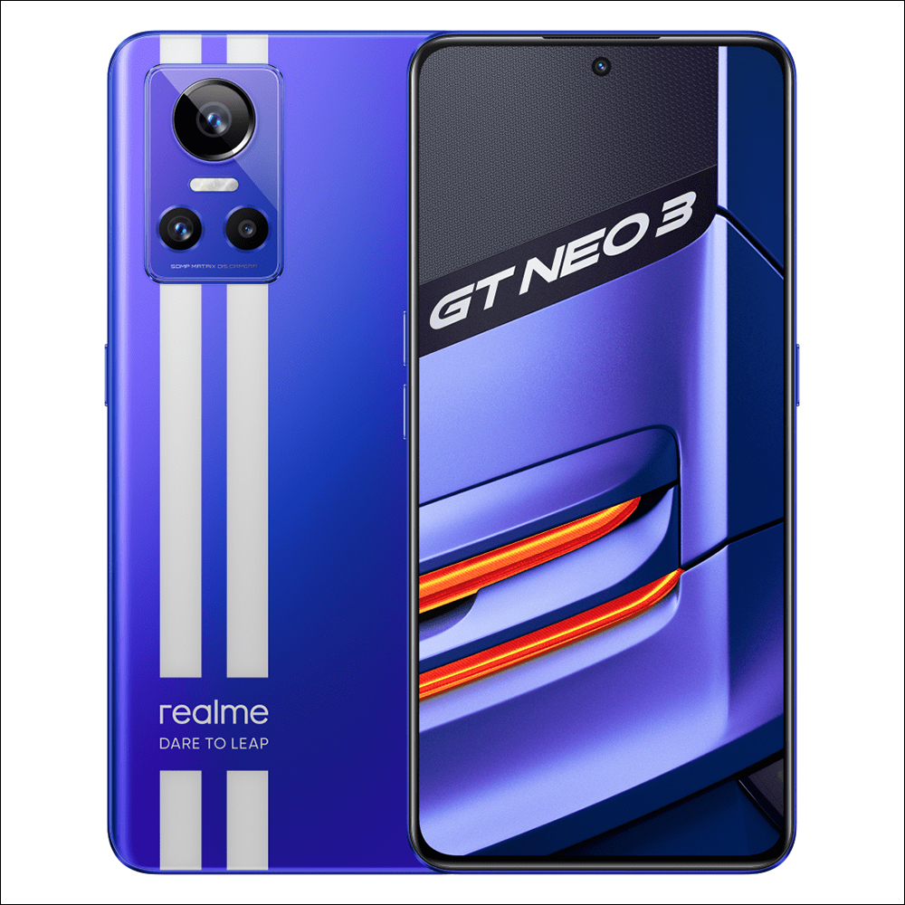 realme GT Neo3 正式發表：全球首發搭載 150W 光速快充， 5 分鐘充電 50%！ - 電腦王阿達