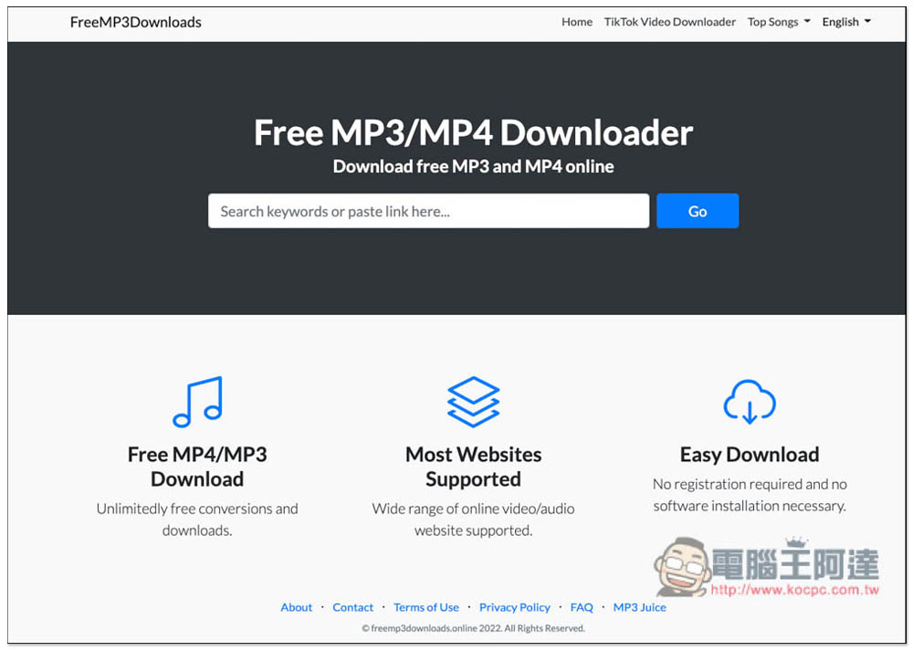 Free MP3 Downloads 免費 MP3 音樂下載工具,最高提供 320Kbps - 電腦王阿達 Free MP3 Downloads 免費 MP3 音樂下載工具,最高提供 320Kbps - 電腦王阿達