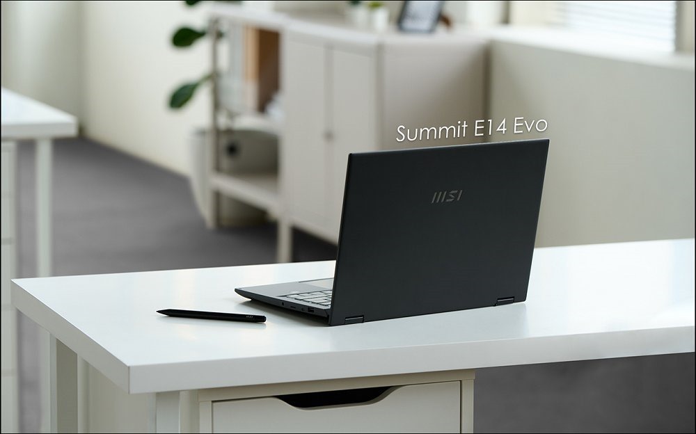 全新發表的MSI Summit E14 Evo商務筆電