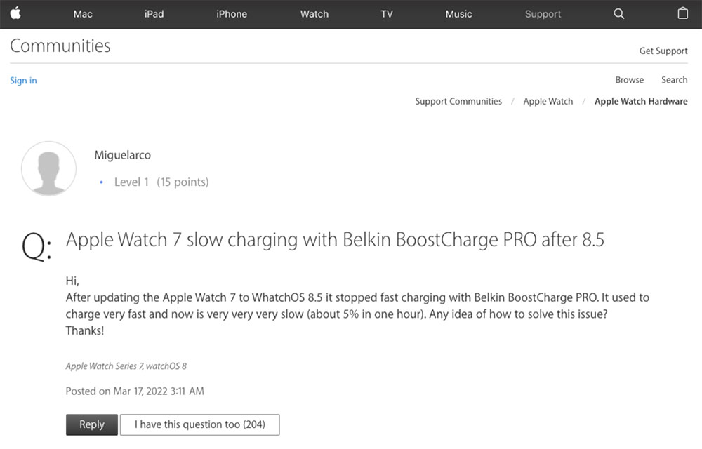 WatchOS 8.5 更新可能會使 Apple Watch Series 7 快充失效 - 電腦王阿達 WatchOS 8.5 更新可能會使 Apple Watch Series 7 快充失效 - 電腦王阿達