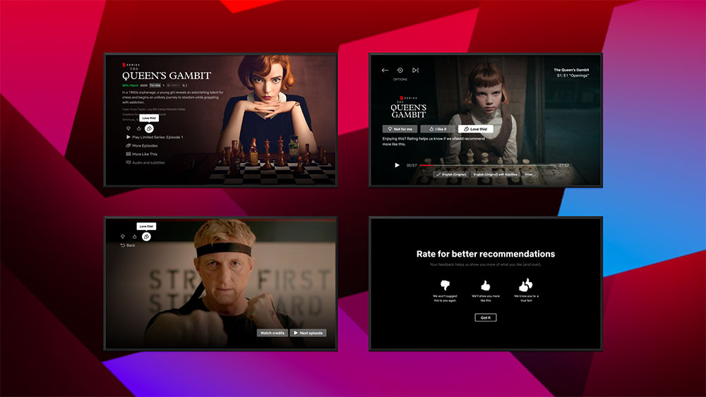 Netflix 加入新的評分機制 - 兩個向上大拇指 - 電腦王阿達