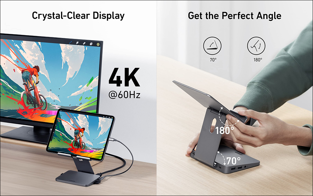 Anker 推出兼具平板支架功能的 8合1 USB-C Hub,讓 iPad Pro / iPad Air / iPad mini 更好用! - 電腦王阿達 Anker 推出兼具平板支架功能的 8合1 USB-C Hub,讓 iPad Pro / iPad Air / iPad mini 更好用! - 電腦王阿達