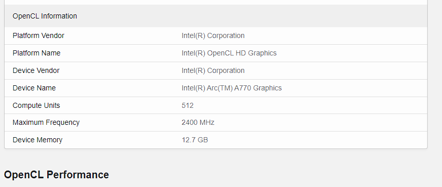 Intel Arc A770 高階桌面遊戲顯卡跑分於 Geekbench 現身 - 電腦王阿達