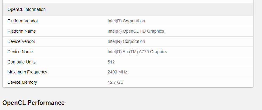 Intel Arc A770 高階桌面遊戲顯卡跑分於 Geekbench 現身 - 電腦王阿達 Intel Arc A770 高階桌面遊戲顯卡跑分於 Geekbench 現身 - 電腦王阿達
