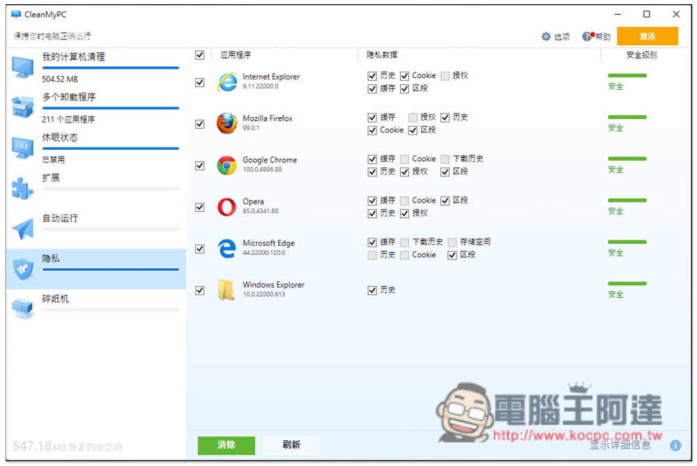 CleanMyPC 免費多功能系統清理軟體,內建移除程式、安全刪除等實用工具 - 電腦王阿達 CleanMyPC 免費多功能系統清理軟體,內建移除程式、安全刪除等實用工具 - 電腦王阿達
